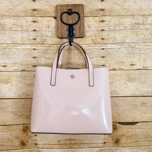 Tory Burch Small Blake Patent Leather Tote - Lemon Sugar NWT